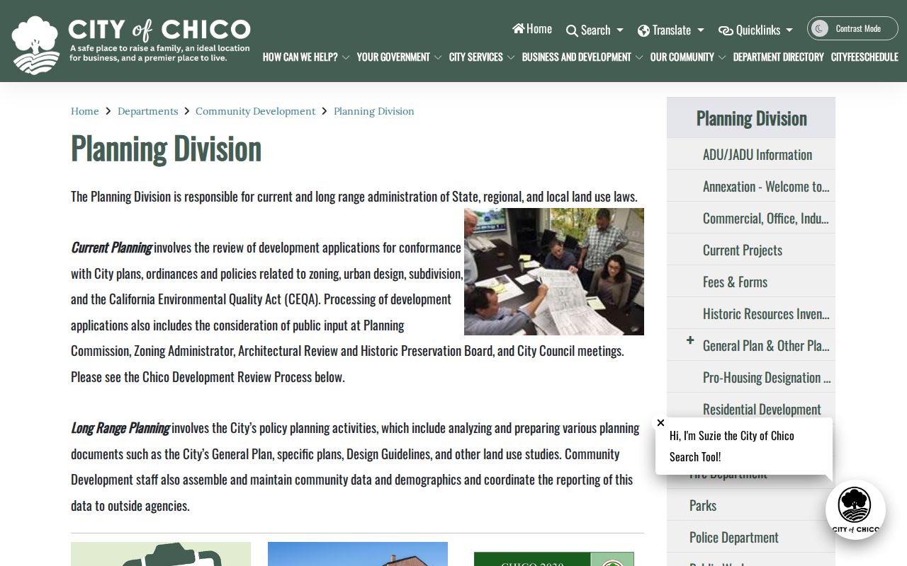 Chico street directory Butte County city and parcel mapping context